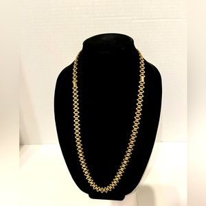 70's Sarah Coventry Necklace, Gold Tone Necklace,Gold Chain